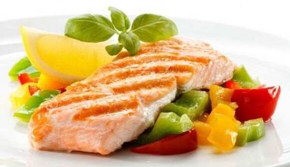 arraina barazkiekin Dukan dietarako